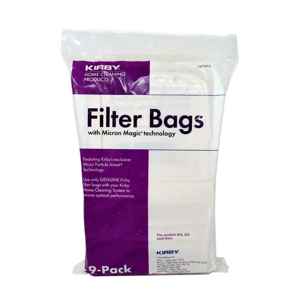 saci Twist Style Kirby G3, G4, & G5 Paper Filter Bags 197394_Front_1000x1000_Jan2023